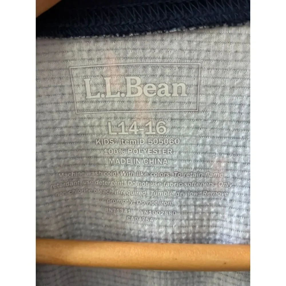 L.L.Bean Kids Pajama Set Large (14–16) Worn Once 2-Piece Outdoor Print